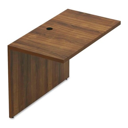 Lorell Lorell Desk Bridge - 41.4" x 23.6" x 30" - Walnut - Chateau Series 34325